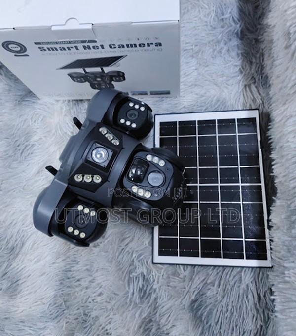 Smart Solar Wifi Triple Lens Security Camera Outdoor - main view