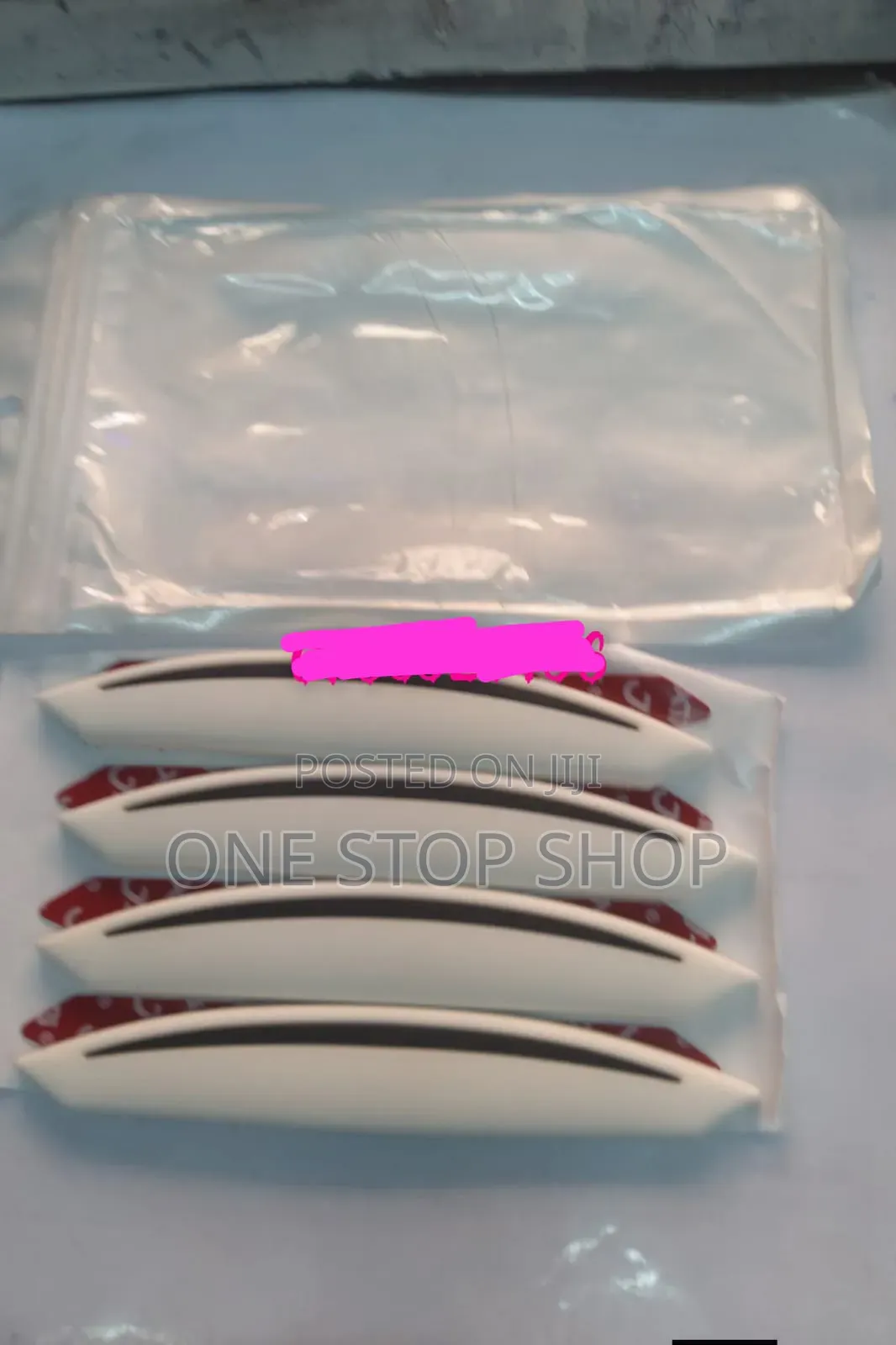 4pc White Door Edge Protector Guard Anti Collision Strips