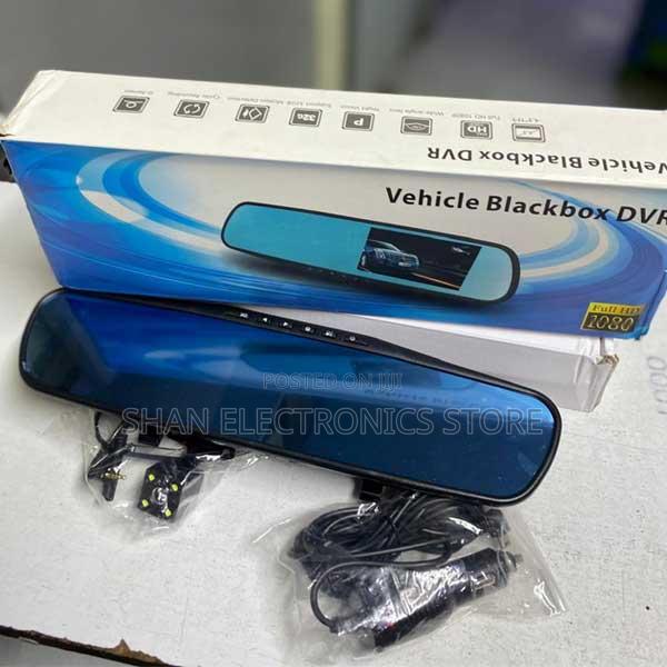 Low-Light Clarity Dual Lens Mirror Dash Cam 1080p DVR With G-Sensor