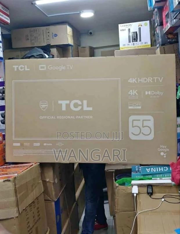 Frameless New Model TCL 55 Inch 4 K HDR Television - thumbnail 2