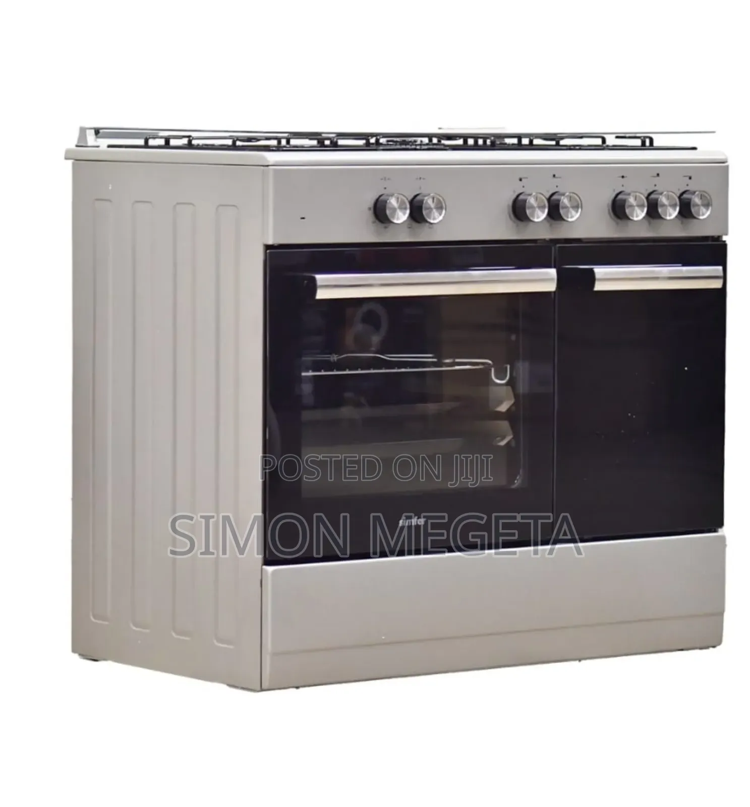60*90 Von Simfer 5 Gas With Electric Oven and Gas Compatement