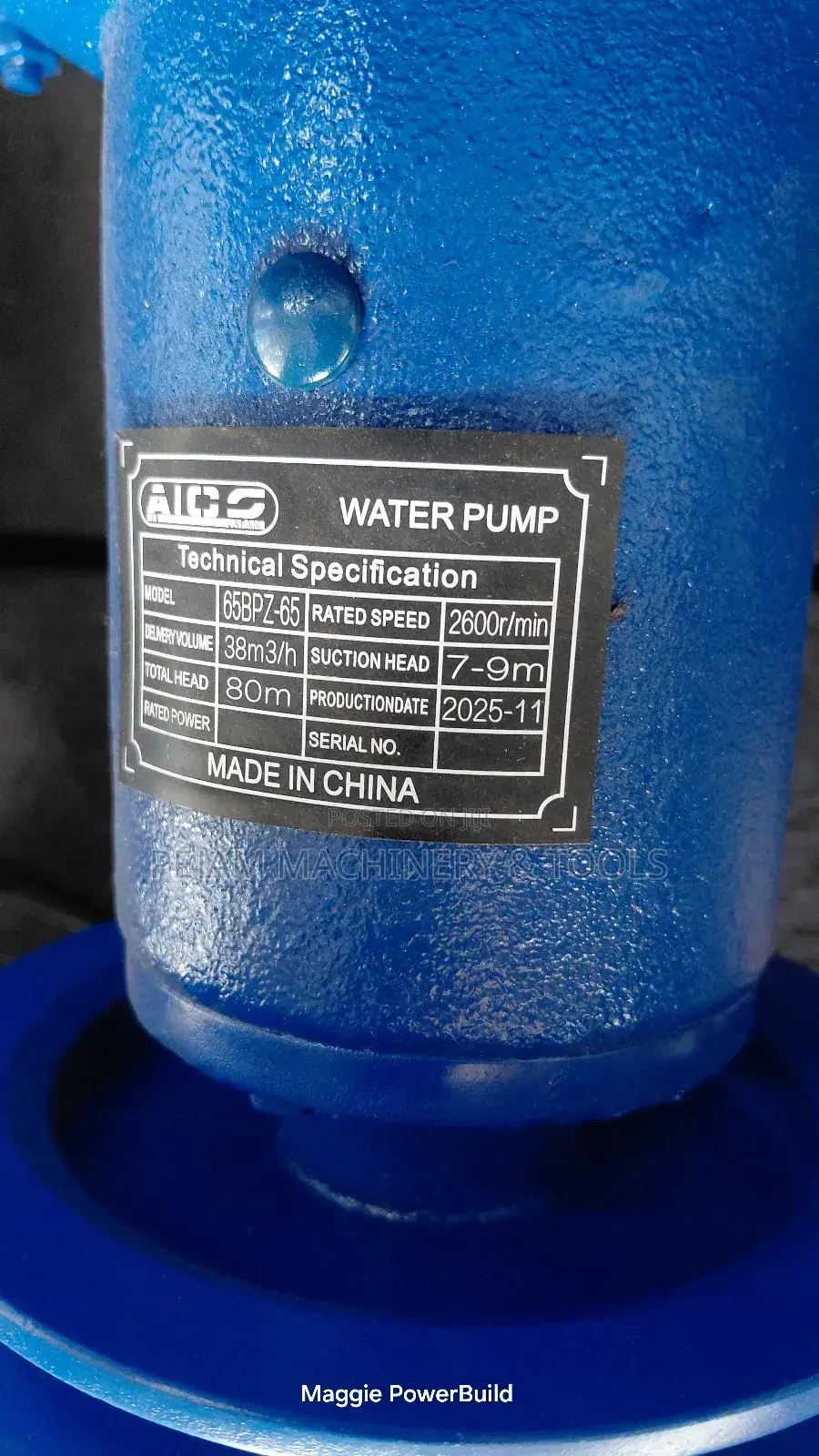 Aico 65bpz Bare Pump 2.5" Cast Iron