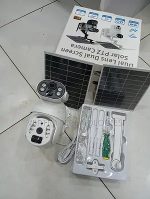 Ubox Dual Lens 6mp 4g Solar PTZ Camera Ubox Solar Powered 6mp Camera