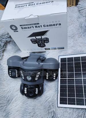 Smart Wifi Solar CCTV Camera Triple Lens Hd View - thumbnail 2