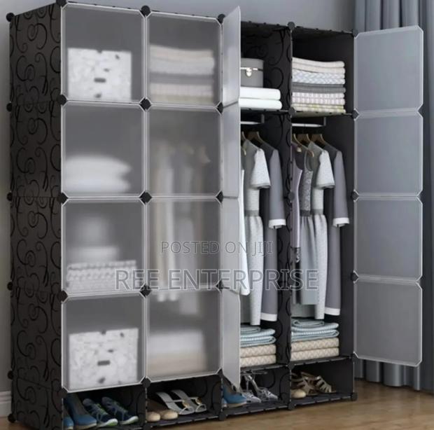 **New In Portable 4- Column Plastic Wardrobes