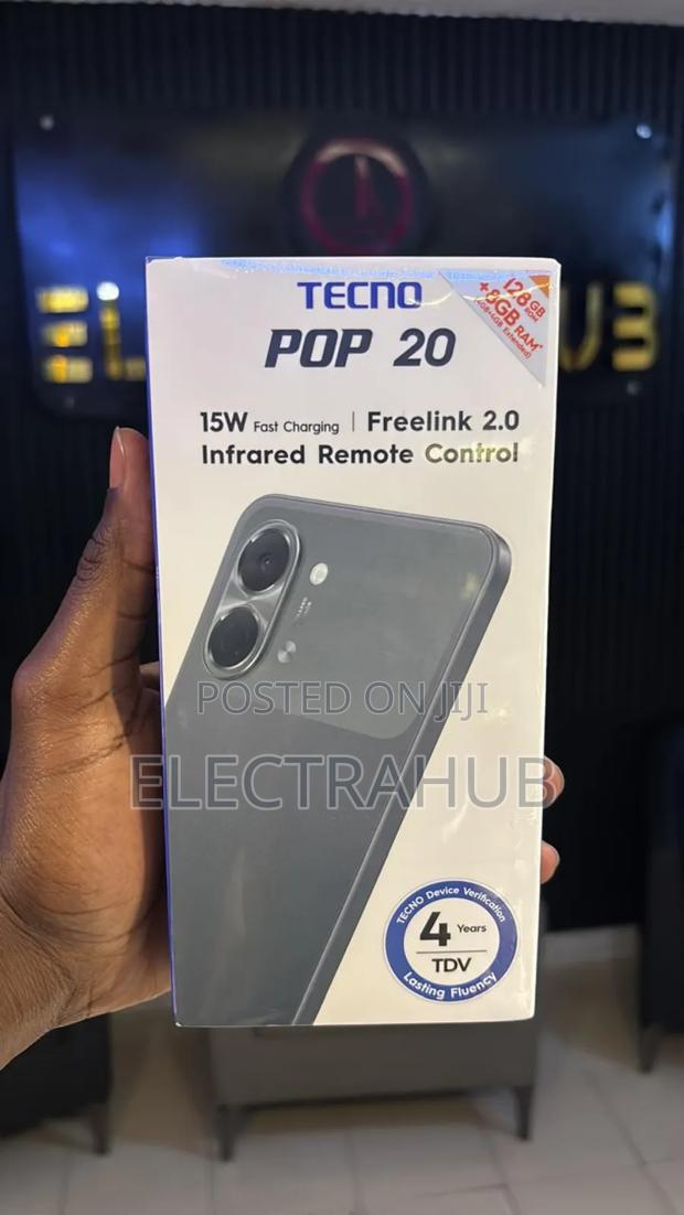 New Tecno Pop 20 128 GB Black