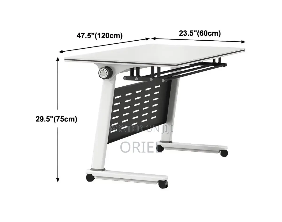 Office Study Table : Foldable Mobile Training Conference Table