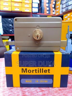 Surface-Mounted Door Lock, Mortillet Rim Lock.Steel Gate - thumbnail 2