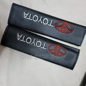 2pcs Toyota Logo Safety Belt Cover Shoulder Pad