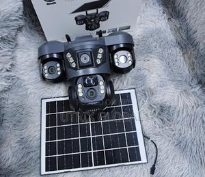 Triple Lens Solar Wifi Cctv Camera For Home Security - thumbnail 2