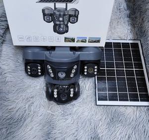 Smart Triple Lens Wifi Solar CCTV Camera With App - main view