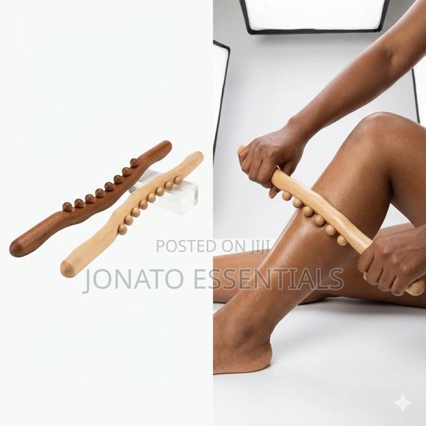 Wooden Guasha Massage Stick, Full Body Muscle Roller, Therapy Tool