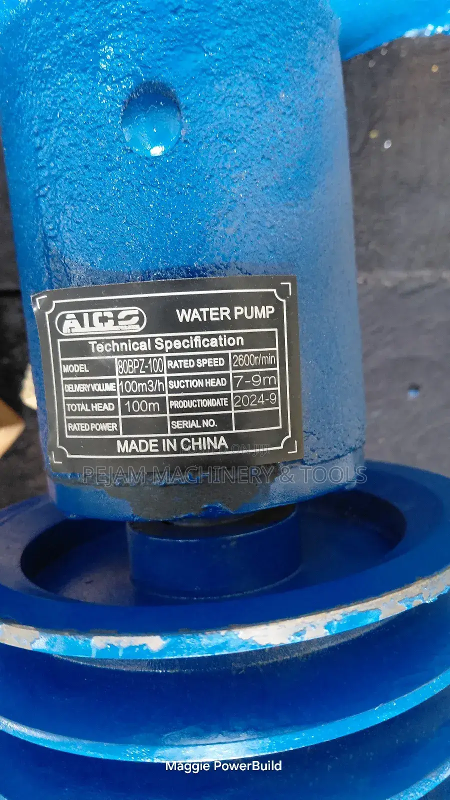 80bpz-100m Aico Japan 3" Waterpump Cast Iron Self Primming