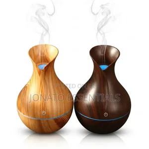 Led Wood Grain Essential Oil Diffuser Humidifier