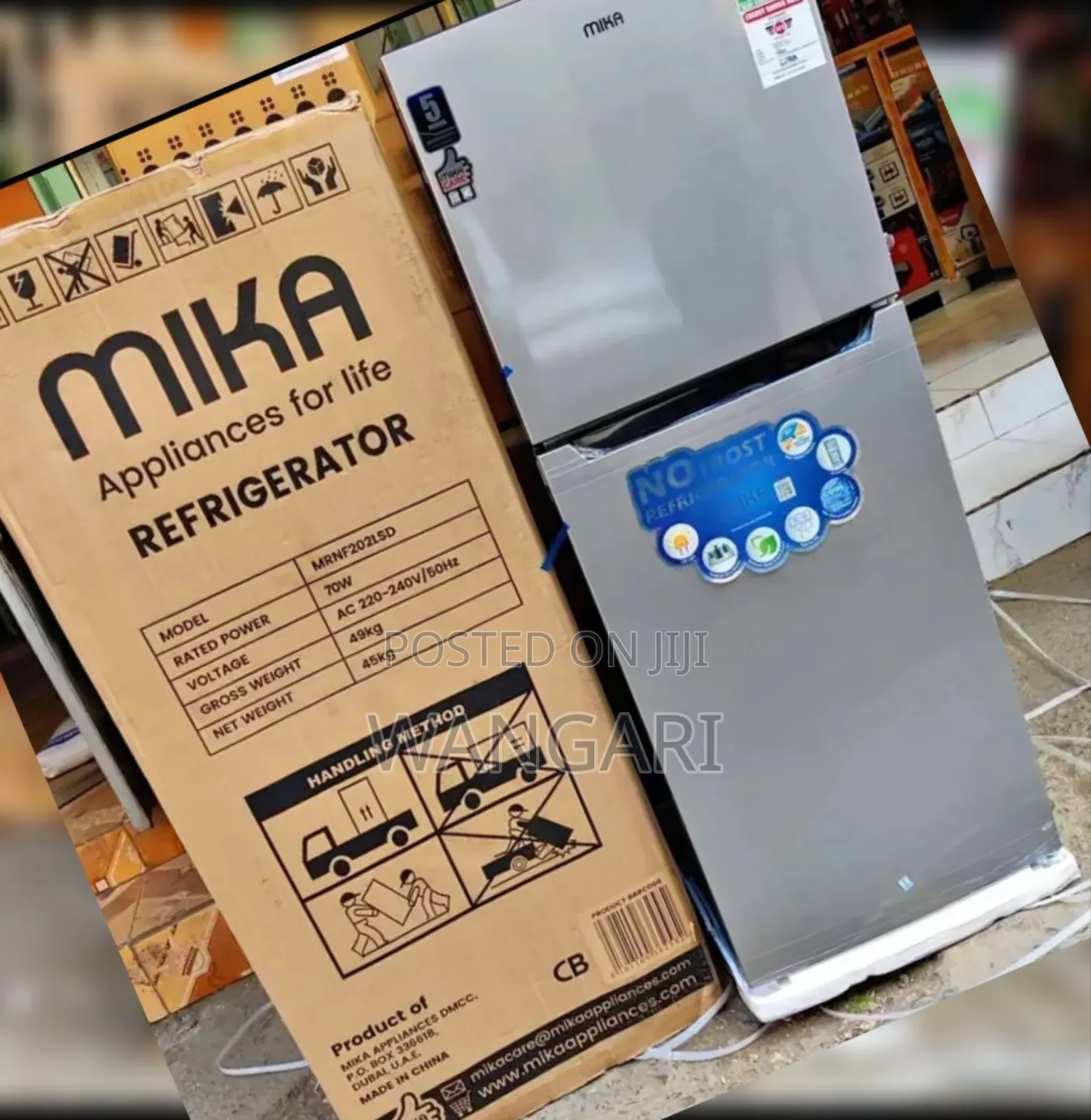 Mika 202l Non Frost Fridge We Also Do Delivery