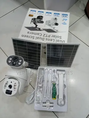 Ubox 6mp Solar Security Camera With Zoom 4g Dual Lens Auto Tracking