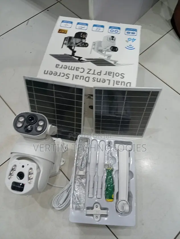 Ubox 6mp Solar Security Camera With Zoom 4g Dual Lens Auto Tracking