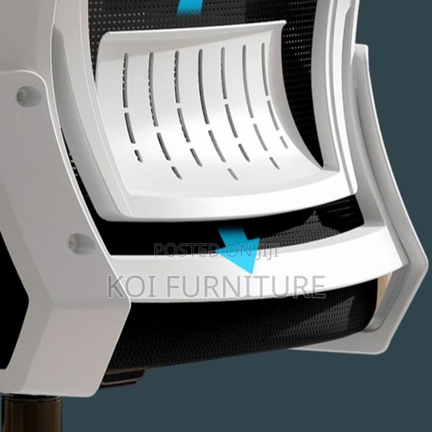 Office Chair; Ergonomic Mesh Office Chair With Flip-Up Armrests - thumbnail 5