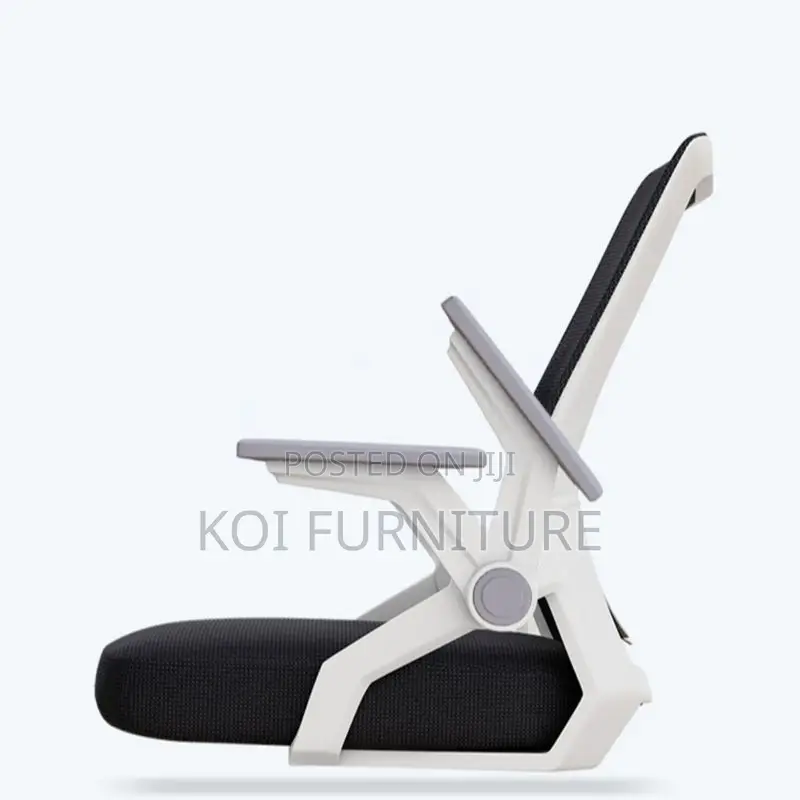 Office Chair; Ergonomic Mesh Office Chair With Flip-Up Armrests