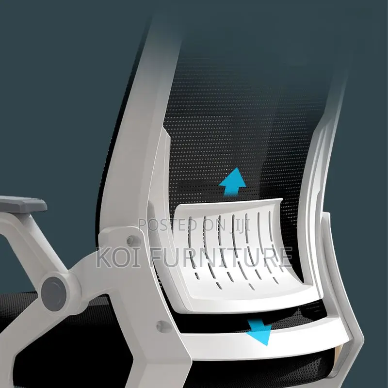 Office Chair; Ergonomic Mesh Office Chair With Flip-Up Armrests