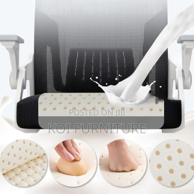 Office Chair; Ergonomic Mesh Office Chair With Flip-Up Armrests - thumbnail 12