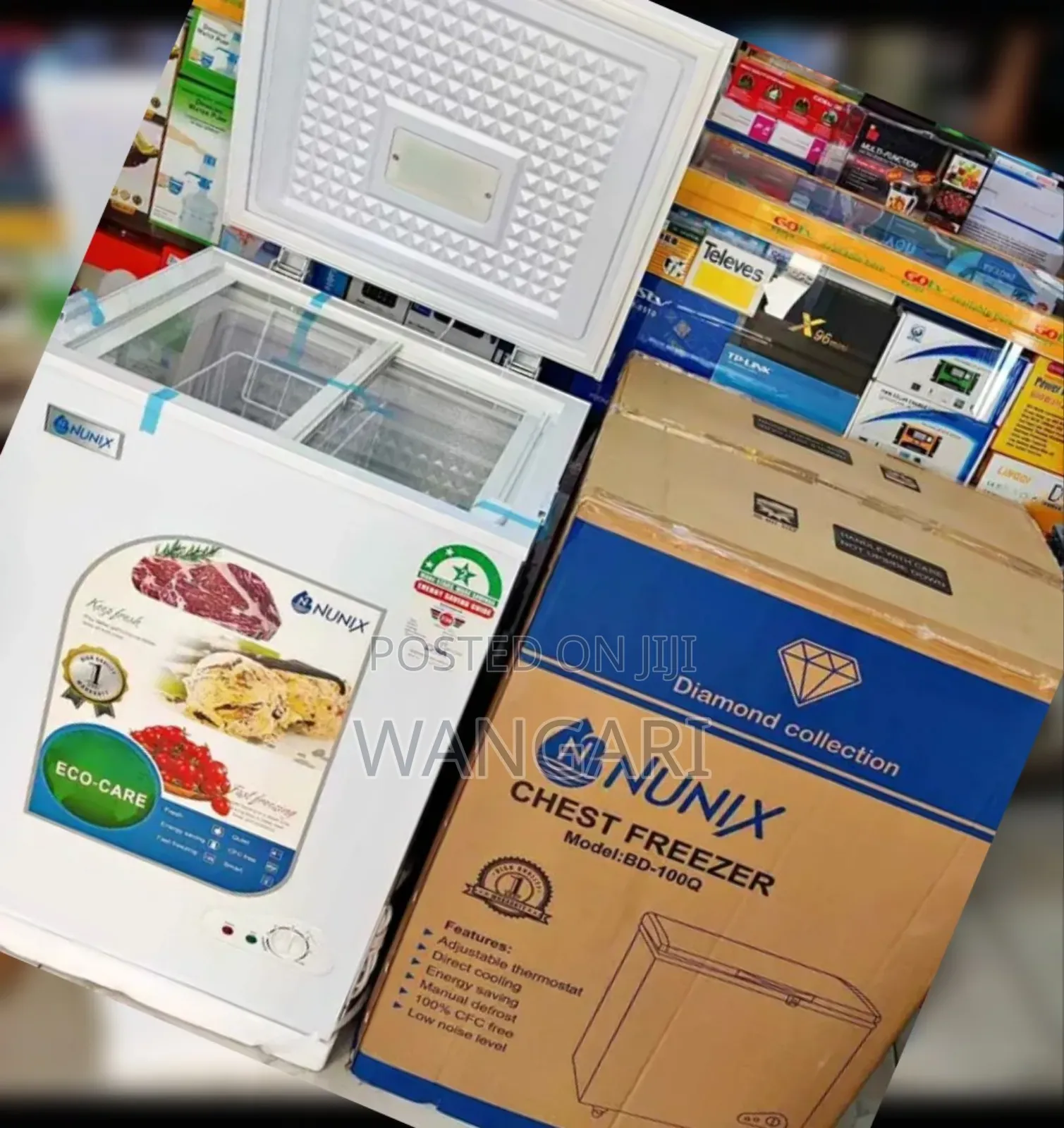 Share Your Phone Number 100l Nunix Freezer