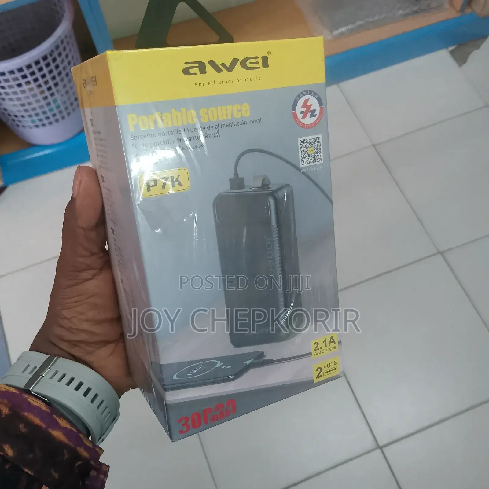 Awei P7k 30000mah Power Bank