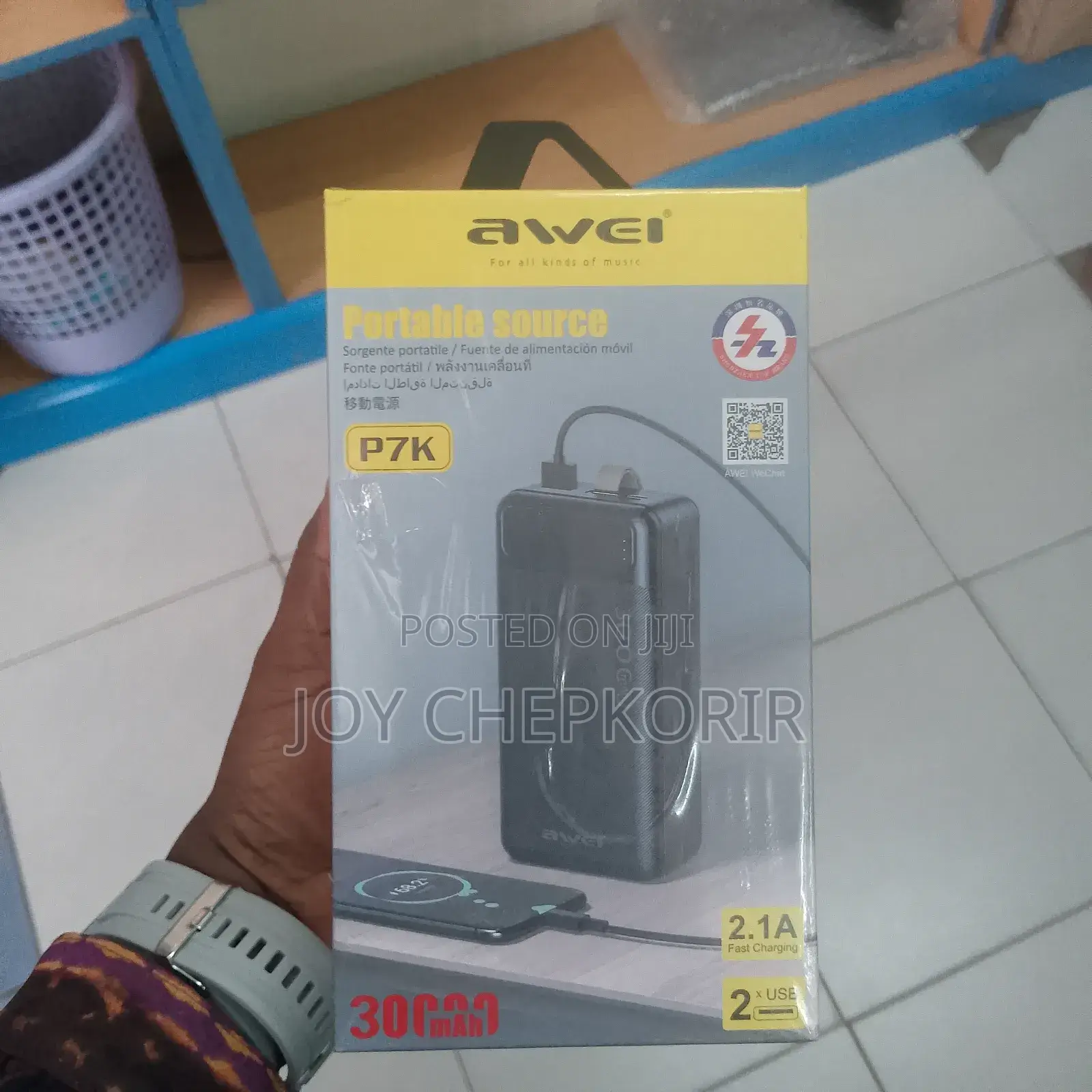 Awei P7k 30000mah Power Bank