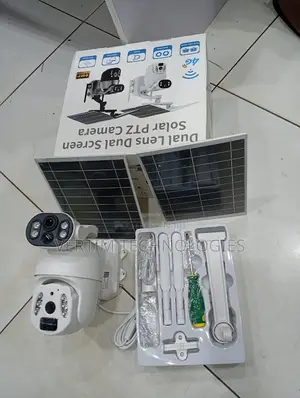 Dual Lens 6mp Ubox 4g Simcard Solar CCTV Outdoor Camera