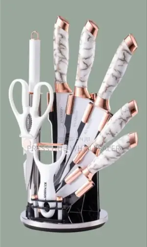 9-piece Stainless Steel Kitchen Knife