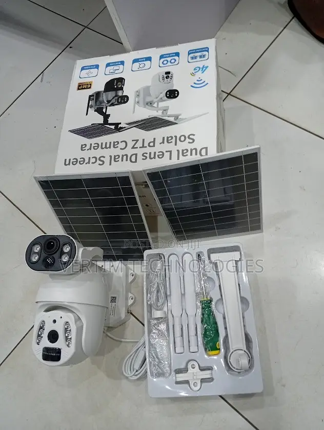 6mp Ubox Solar Powered Outdoor Solar Surveillance Camera Waterproof