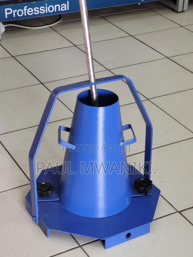 Standard Slump Test Cone With Rod