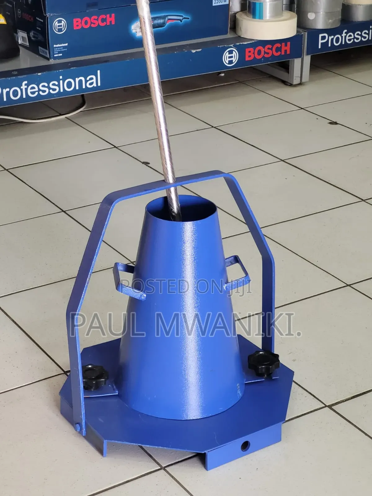 Standard Slump Test Cone With Rod