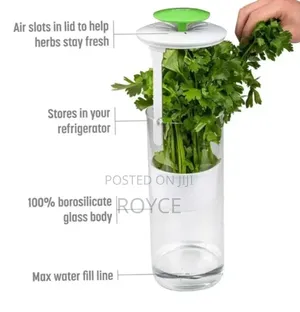 Bpa Free Refrigerator Herb / Vegetable Saver