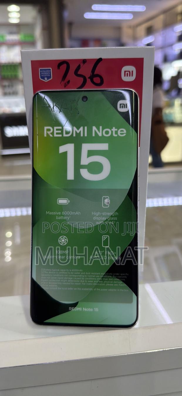 New Xiaomi Redmi Note 15 256 GB Black - thumbnail 2