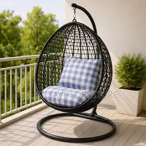 Luxury Hanging Egg Swing Chair – Comfortable Balcony Outdoor Seat