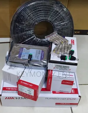Hikvision 4 Camera 1080p Full Hd System Kit With Dvr, 500gb HDD