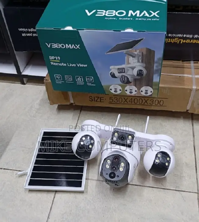 Real 4 Lens Smart Solar Camera — Premium Outdoor Quad Lense