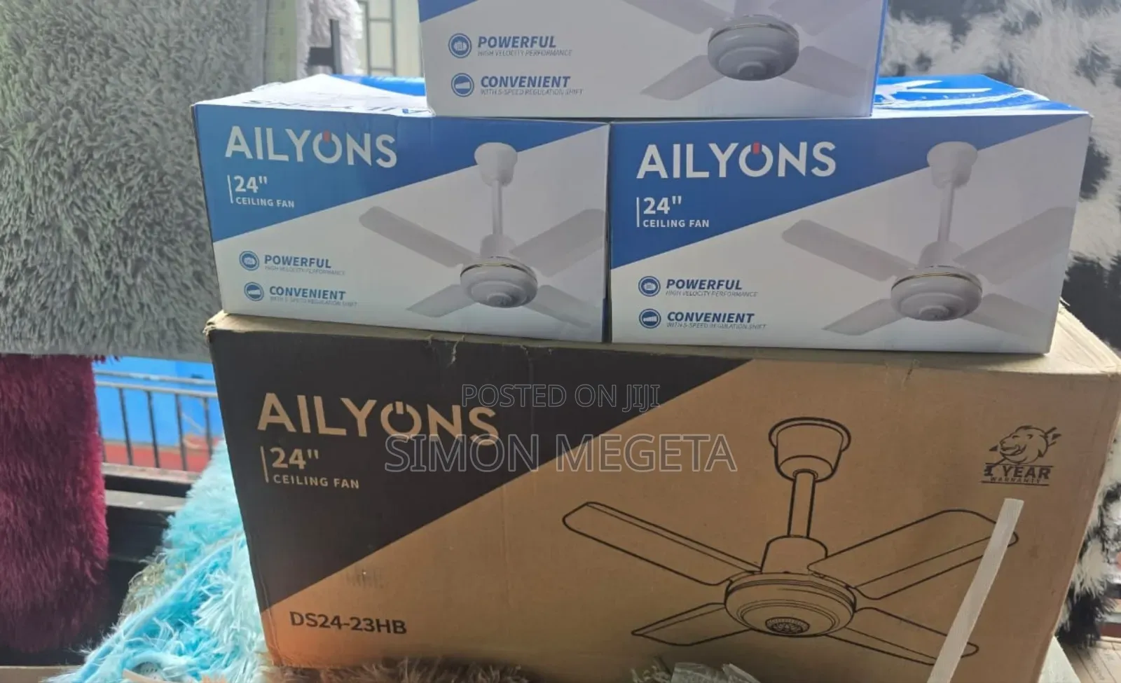 Ailyons 24 Inches Ceiling Fan