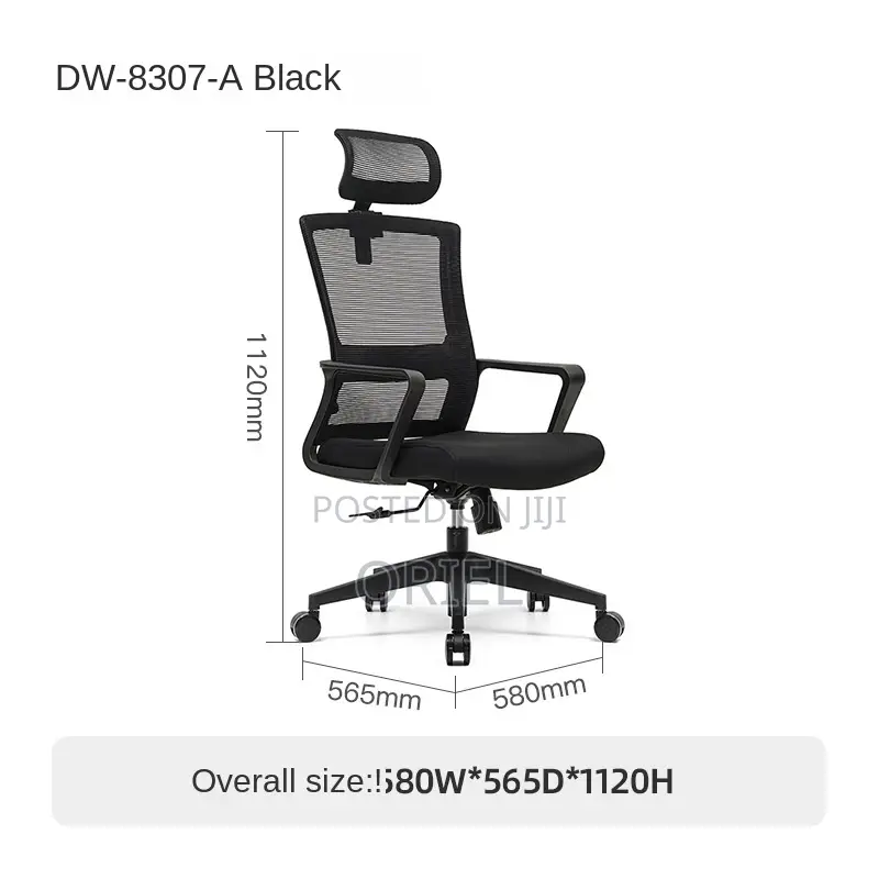 Office Chair : High-Back Swivel Office Mesh Chair