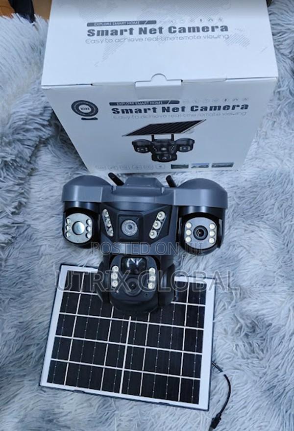 Triple Lens Solar Wifi Camera Motion Sensor Alarm