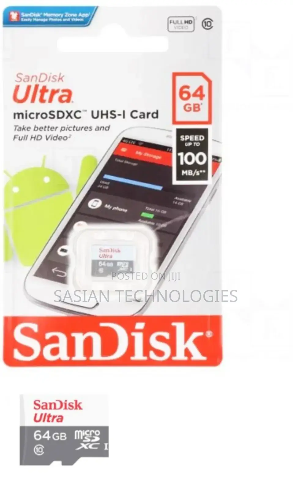 Memory Card 64gb With Adapter