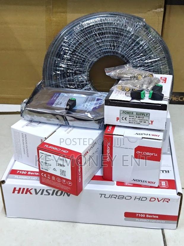 Hikvision 4 CCTV Camera Full Package 2mp With Night Vision - main view
