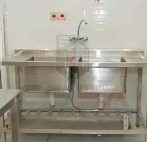Double Commercial Stainless Steel Sink