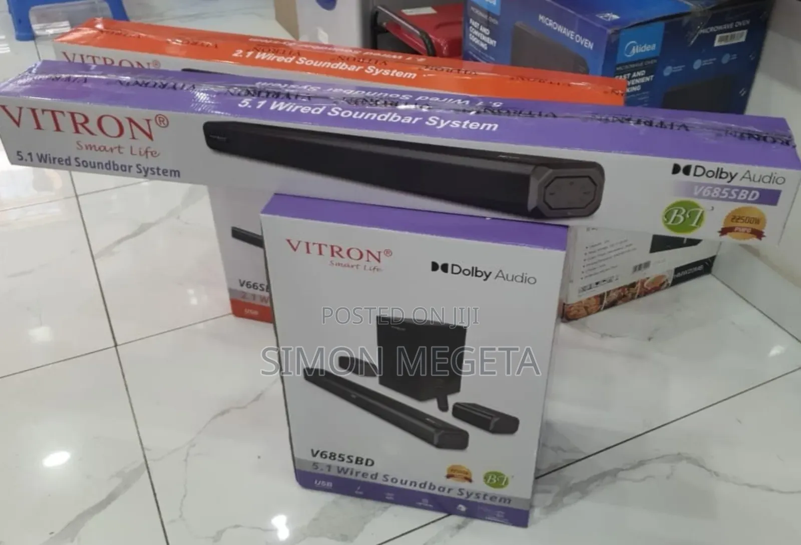 Vitron Soundbar 5.1 V685sbd 22500w Dolby Audio Deep Bass