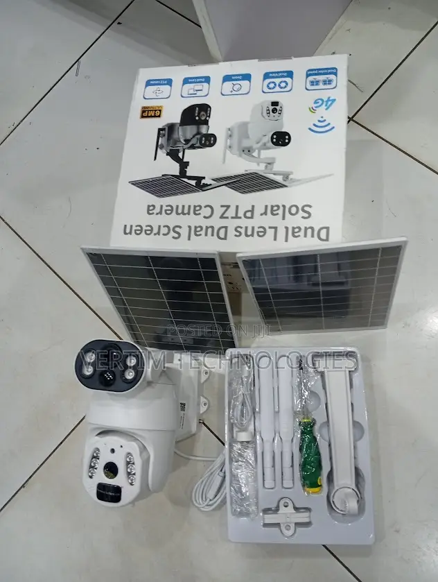 4g Ubox Solar Powered Ubox CCTV Camera Security 6mp Outdoor CCTV