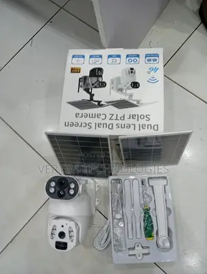 6mp Ubox Dual Board Dual Lens Security Solar Camera 4g Sim Card