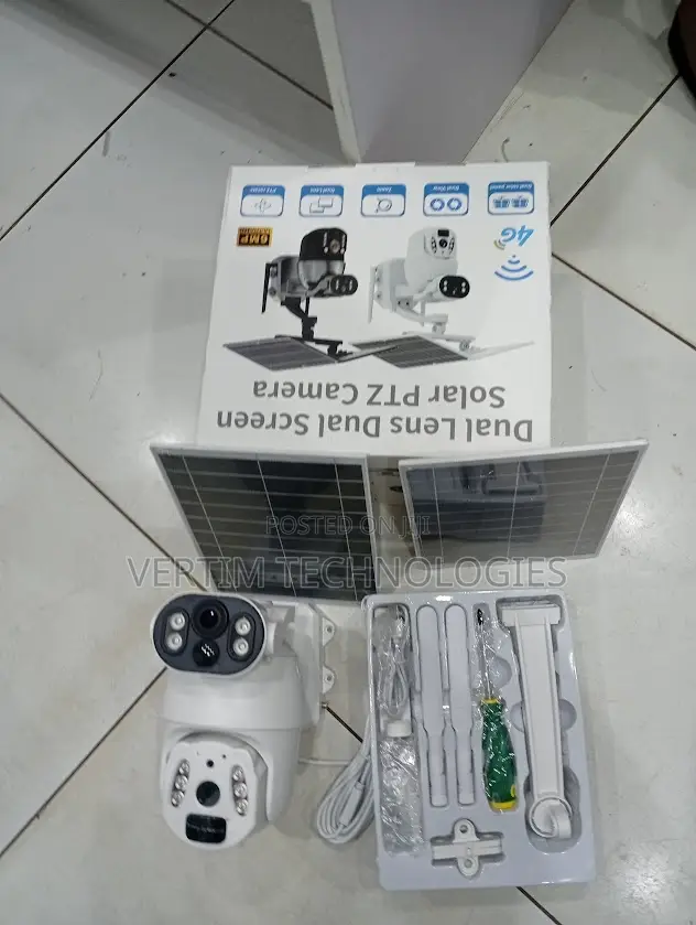 6mp Ubox Dual Board Dual Lens Security Solar Camera 4g Sim Card