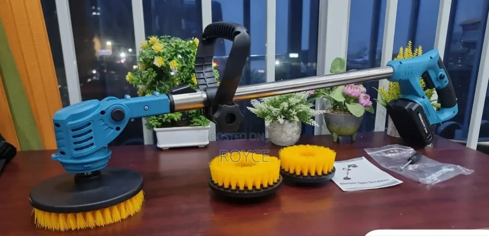 3 In 1 Powerful Electric Spin Scrubber
