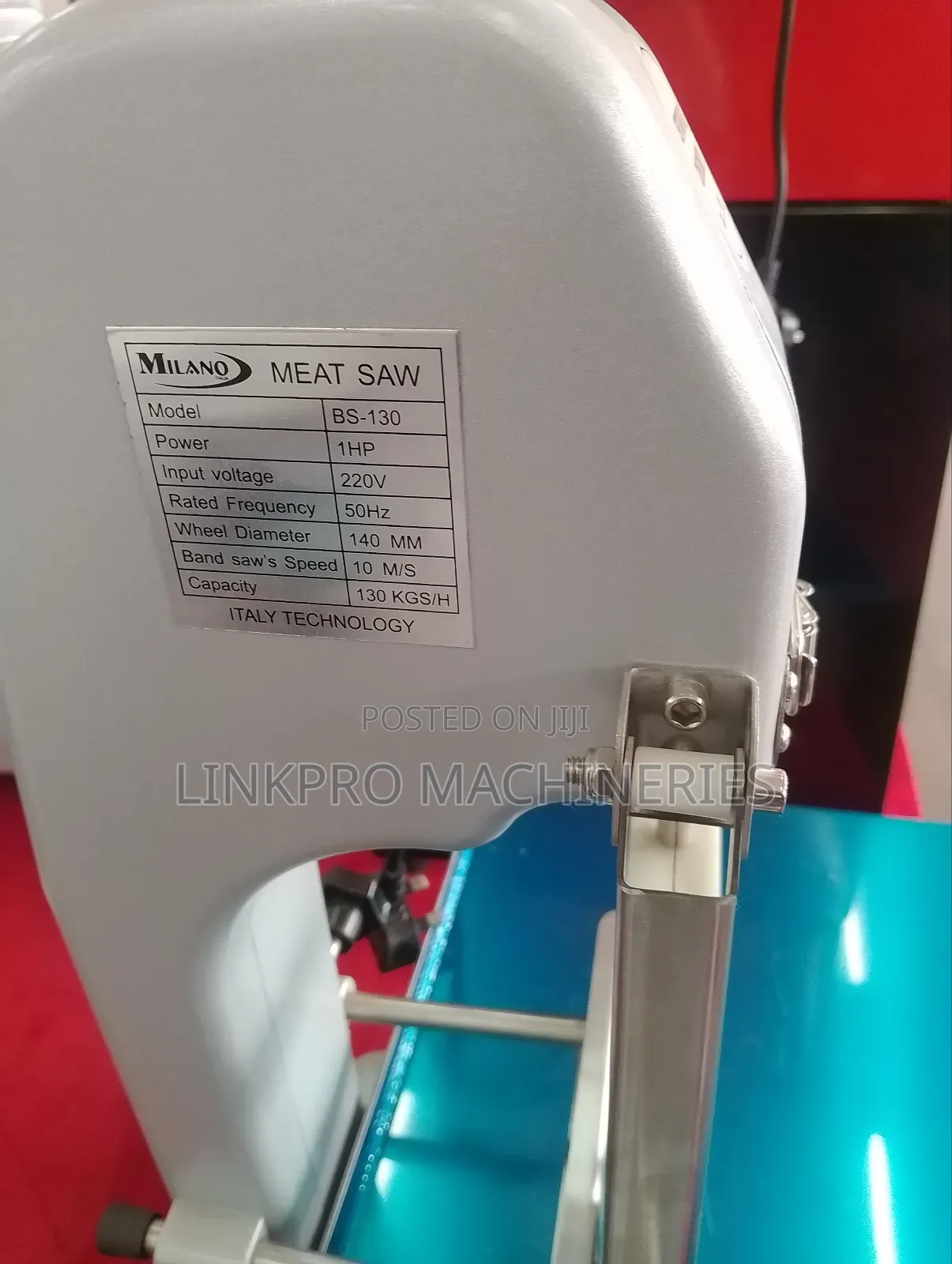 Milano 1hp Meat Saw 200kg Per Hour